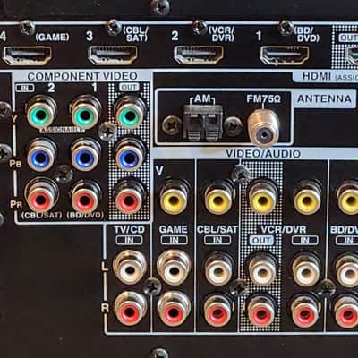 Oknkyo Onkyo TX-SR313 5.1-channel home theater A/V receiver 90s - Black image 8