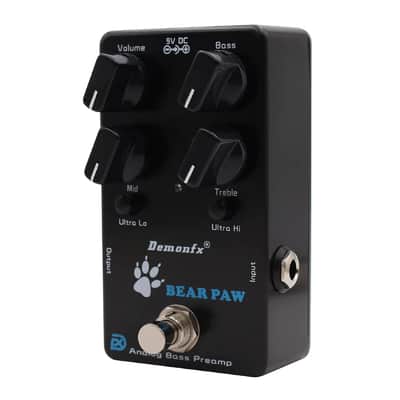 Demonfx BEAR PAW Analog Bass Preamp Bass Effect Pedal With True Bypass image 6