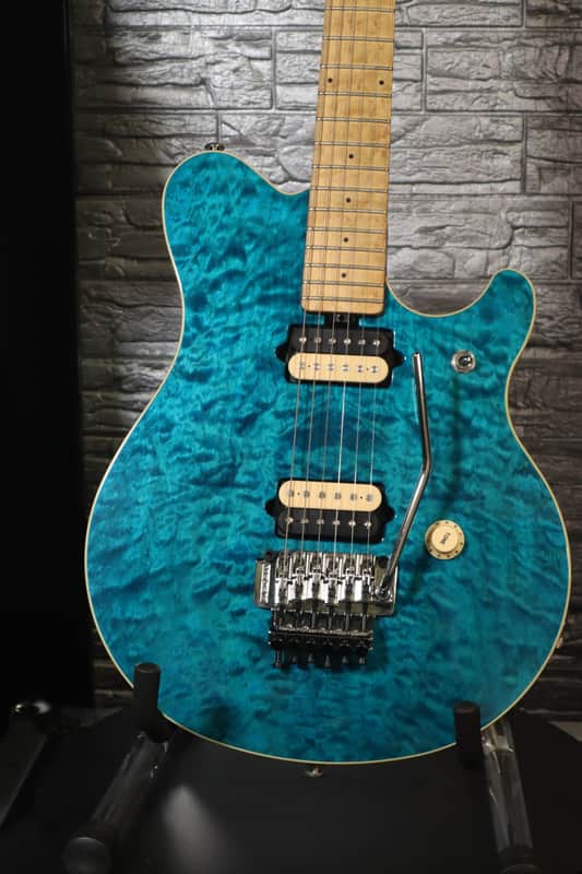 Ernie Ball Music Man Eddie Van Halen Signature Floyd w/case Killer Quilt, Mint image 1