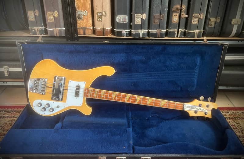 1979 RICKENBACKER 4001 BASS IN MAPLEGLO FINISH WITH ORIGINAL CASE image 1