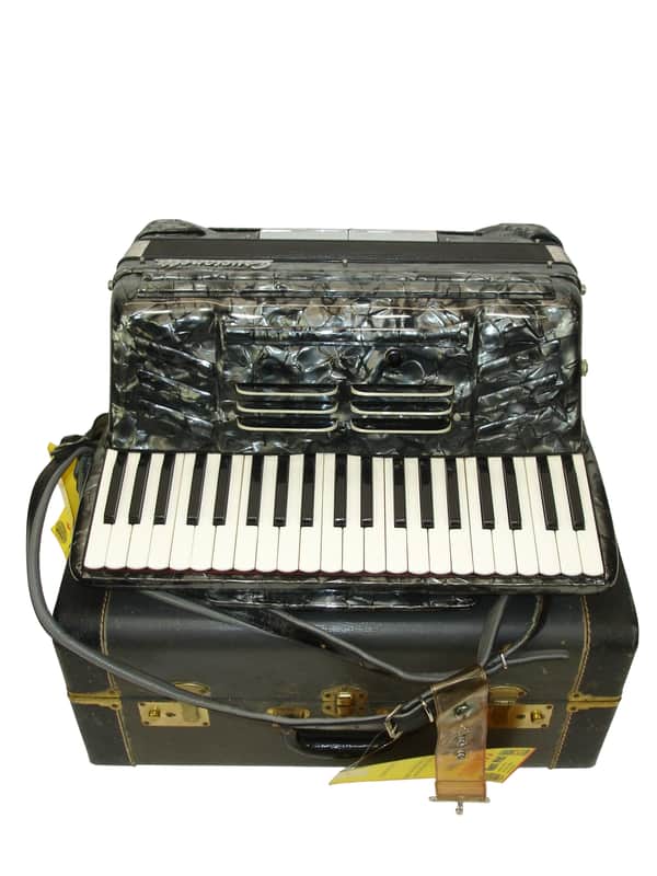 Pancordion Crucianelli Piano Accordion, Slate w/ Case & Straps image 1