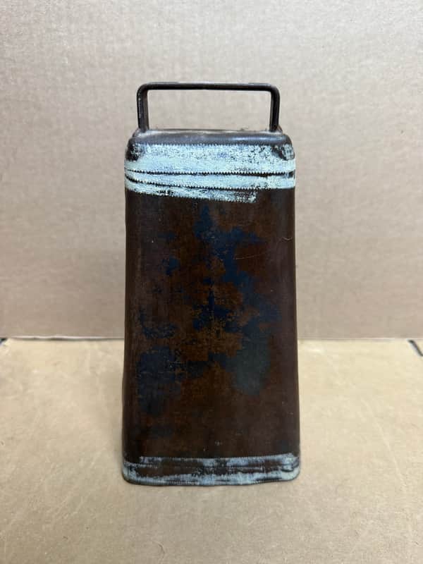 Unbranded Vintage Steel Cowbell – Handcrafted Construction – Rustic Patina