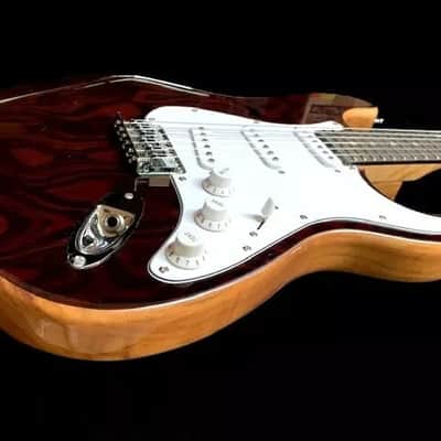 Custom Cozart Exotic Curly Maple 12 string Electric Strat Guitar image 3