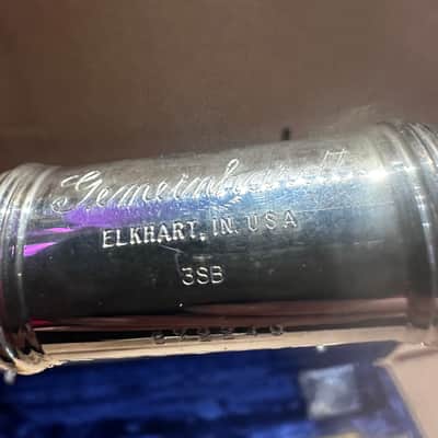 Gemeinhardt 3SB Intermediate Flute – Solid Silver – Elkhart, Indiana USA - Gold-Plated Lip Plate image 11