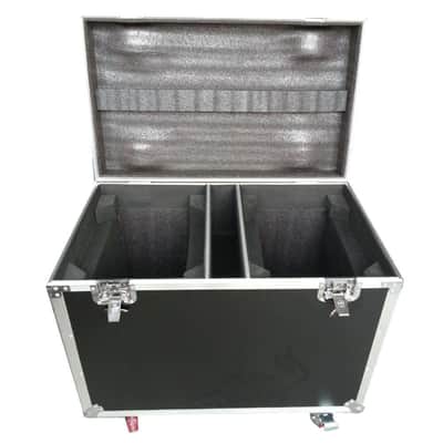 (2) American DJ Focus Spot 5Z 200 Watt, Road Case Dual With Wheels, (2) Rockville Totem Moving (RTP32B), (2) DMX Cables Bundle image 10