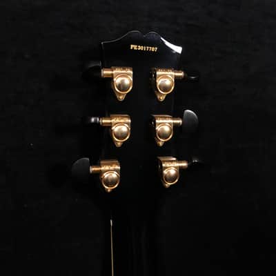 2018 Peerless Martin Taylor Virtuoso Black #7707 Archtop Electric Guitar image 6