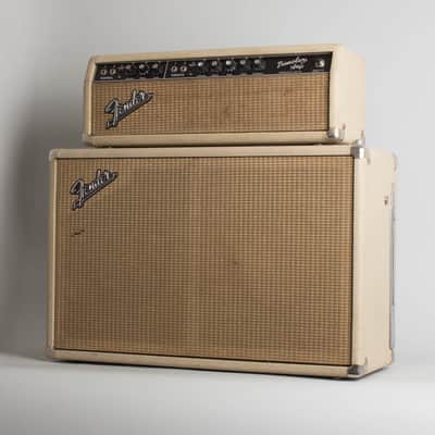 Fender Tremolux AA763 w/Larry Rodgers Reproduction 2x10 Cabinet Piggyback Tube Amplifier (1964), ser. #A01599. image 3