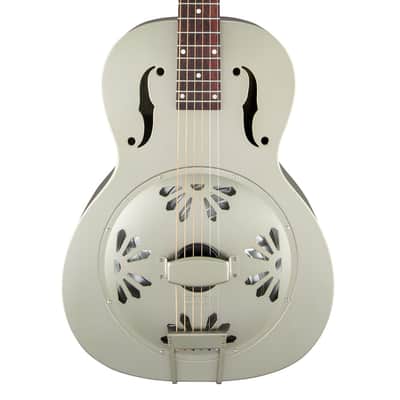 Used Gretsch G9201 Honey Dipper Round-Neck Brass Body Resonator Guitar image 1