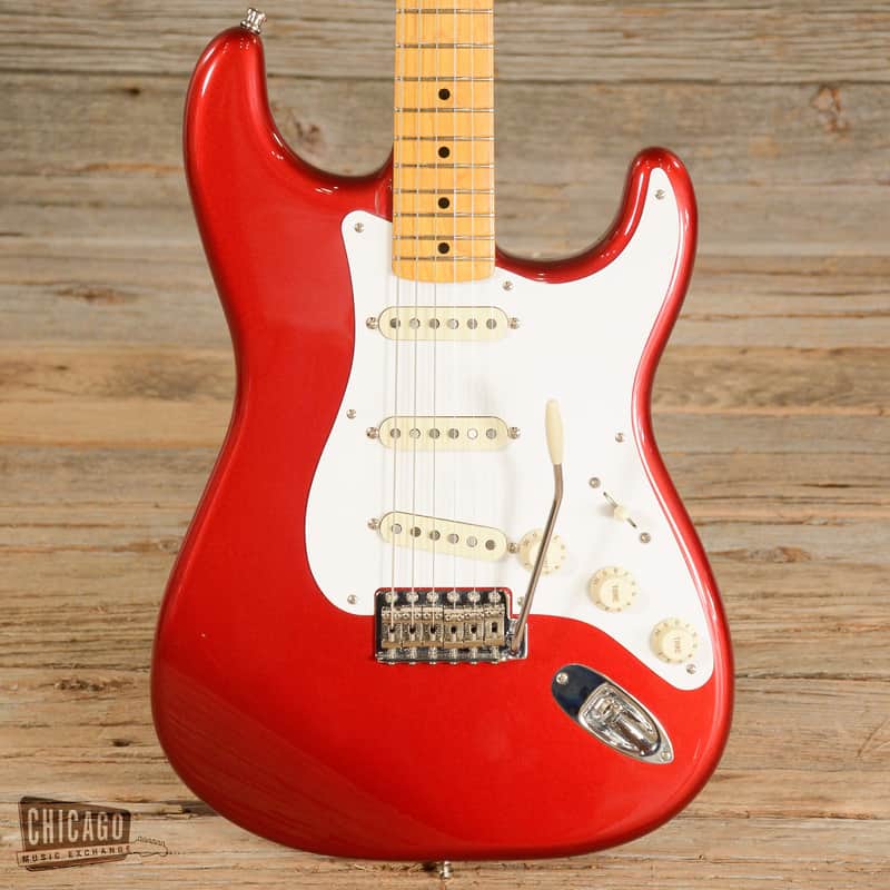 Fender Stratocaster MIM 50's Lacquer Candy Apple Red USED (s965) image 1