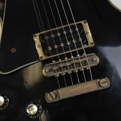 1976 Vintage Gibson Les Paul Custom Black Beauty Left-Handed Lefty Ebony Fretboard USA 1970's USA ~Fretless Wonder~ Bild 5