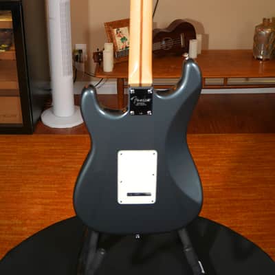 2012 Fender American Standard Stratocaster – Charcoal Frost Metallic (7.3 lbs) w/ CS Pickups & TSA OHSC image 10