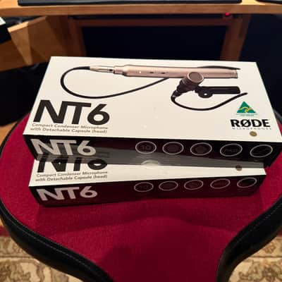 Pair RODE NT6 Compact Cardioid Condenser Microphones 2006 - Present - Nickel image 1