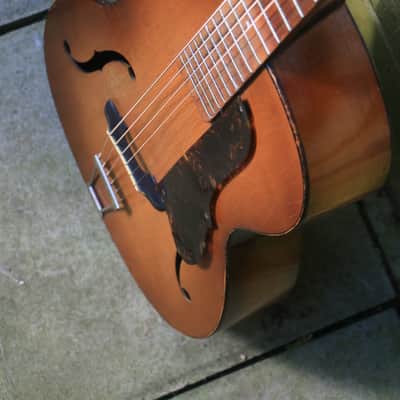 HOFNER ‘FOUR SQUARE’ VERY RARE EARLY 1952 ACOUSTIC GUITAR VINTAGE NEW STRINGS image 23