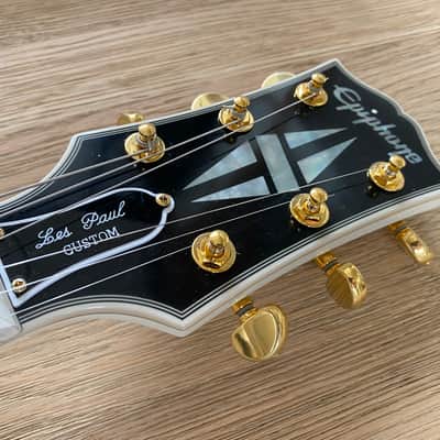 Epiphone Les Paul Custom SG - White image 6