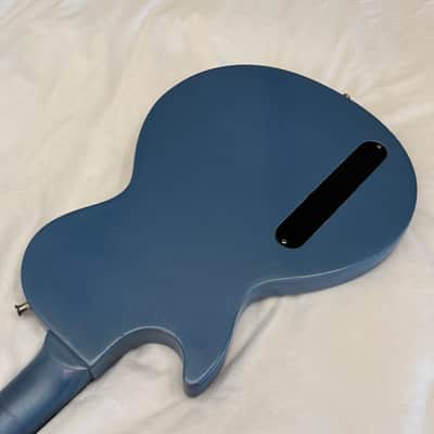 Vintage 2003 Gibson Les Paul Junior Melody Maker - Pelham Blue - Bigsby B5 - Free Pro Setup image 12