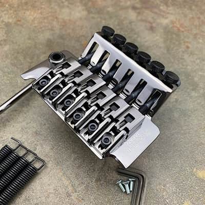Gotoh Floyd Rose Locking Tremolo Set, Cosmo Black – GE1996T + Free 33mm OEM Block - PGE1996TCK/TB33 image 2