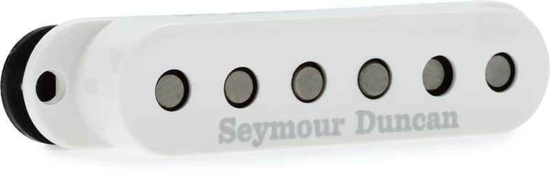 Seymour Duncan SSL-5 Custom Staggered Pole Neck/Bridge/Middle Strat Single Coil Pickup - White image 1