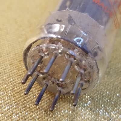 CBS 12BH7A tNOS AT1000 TESTED Vacuum Tube black plate 12BH7 dual triode 1951-1959 image 5