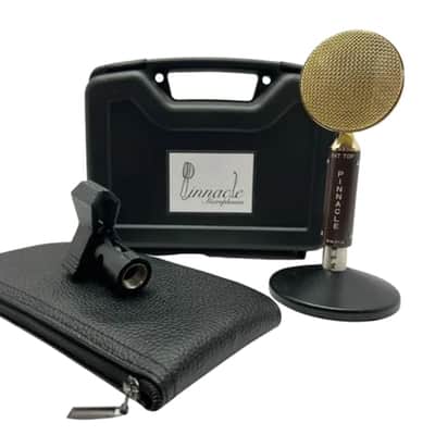 New Pinnacle Microphones Fat Top | Ribbon Microphone | Brown | Free XLR Cable image 1