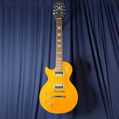 Agile Lefty Les Paul Copy Signed by Dweezil Zappa in 2018 image 2