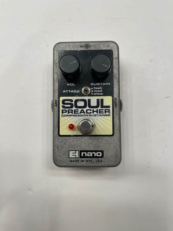 Electro Harmonix Nano Soul Preacher Compressor Sustainer Guitar Effect Pedal image 1