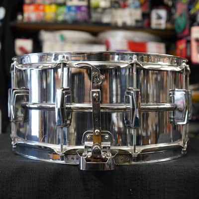 Vintage 1966 Ludwig USA Super Sensitive 6.5x14" Steel Snare Drum - ALL ORIGINAL image 6