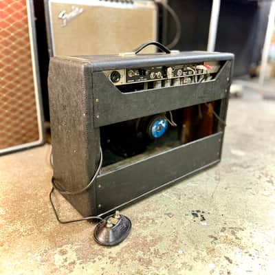 REAL! -Fender Deluxe Reverb Amp 1965 - Blackface original vintage USA tube amplifier image 5