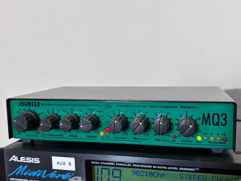 Joemeek MQ3 MicroMeek Mic Pre / EQ / Compressor 2000s - Green image 1