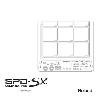 Roland SPD-SX — 4 in 1 Owners Manual Guide Instructions — 100 Pages — USA Made image 14