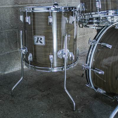 Rogers Londoner V Drum Kit – 1977 Big R Era – New Mahogany – Complete Memriloc Hardware image 16