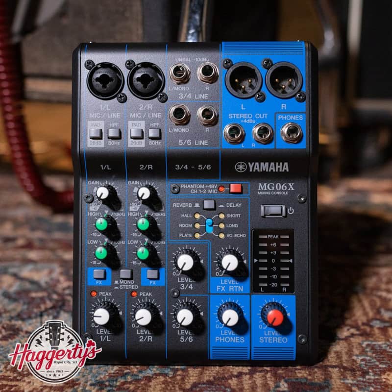 Yamaha MG06X 6 Channel Analog Mixer | Reverb