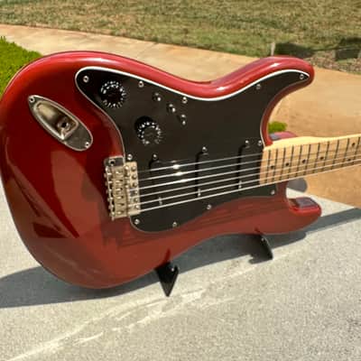 Greco SE Stratocaster Owned By Elliot Easton 1980 - Dakota Red Left Handed OHSC image 6