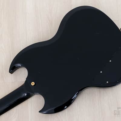 1999 Gibson Custom Shop 1961 Les Paul SG Custom Ebony 3 Pickup w/ 57 Classic PAFs, Case image 14