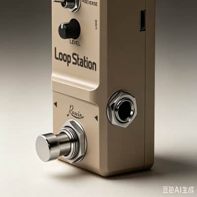 Rowin LN-332S Loop Station 48K Looper Pedal Unlimited Overdubs 10 Minutes of Loop, 1/2 Time, Reverse Full Metal Case True Bypass--Shipped from Irvine Warehouse in California by USPS image 3