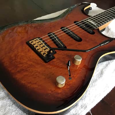 Godin Artisan ST1, 1994, USA-Canada, Hight gloss Cognac burst image 9
