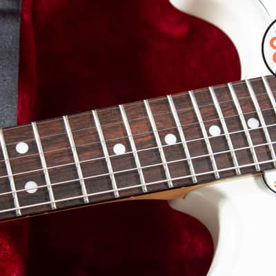 2025 Fender Japan MIJ Traditional 60s Mustang White Pearl Matching Headstock Gold Hardware image 5
