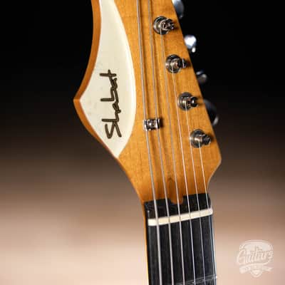 Shabat Lion Special Alder Humbucker Guitar w/ Ebony & Reverse Headstock – Cream image 5