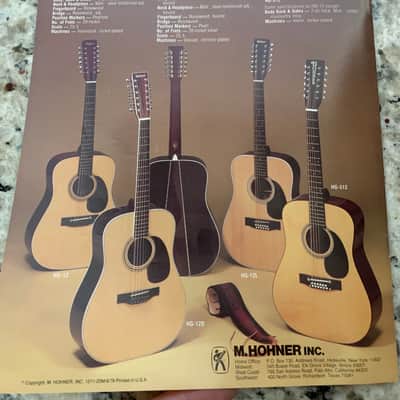 Hohner Acoustic Catalog 70’s-80’s image 7