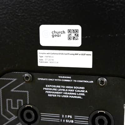 NEXO LS18 Passive 18" Sub Bass Loudspeaker CG01YJA *ASK FOR SHIPPING* image 10