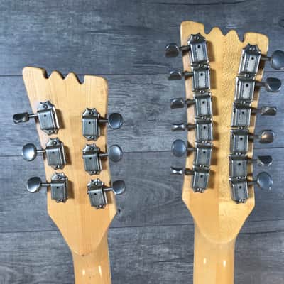 Mosrite Joe Maphis Mark XVIIII Double Neck 1968 White image 13