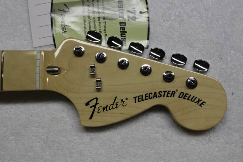 NEW Fender Classic Series 72 Deluxe Tele Neck & Tuners - Strat shape Maple image 1