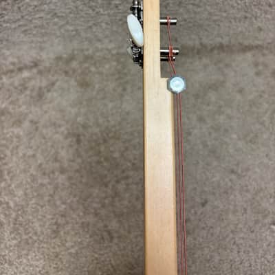 Cigar Box Fretless Electric Guitar image 8