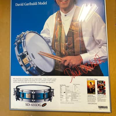 David Garibaldi’s Tower of Power, Yamaha 3.5x14" SD-543 DG Signature Model Snare 2005. SIGNED! image 4