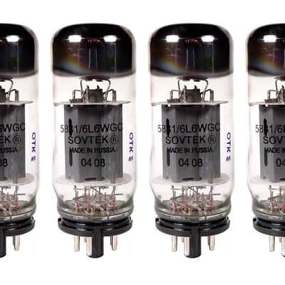 New 4x Sovtek 5881 / 6L6WGC / 6L6 | Matched Quad / Quartet / Four | Power Tubes | Free Ship image 1