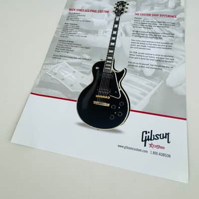 Gibson Custom Mick Jones Les Paul Custom Flyer 2008 image 2