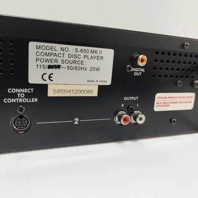 Stanton S650 MKII - Double CD Player Module 2004 - Black image 4