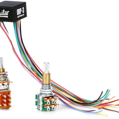 Aguilar OBP-3SKPP 3-band Stacked Boost/Cut Onboard Bass Preamp with Push Pull image 2