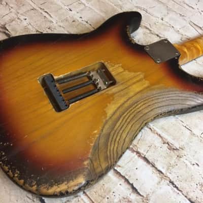 Fraser Guitars - Aged Sunburst Custom Shop 60s Stratocaster Guitar Vintage Relic MADE TO ORDER image 7