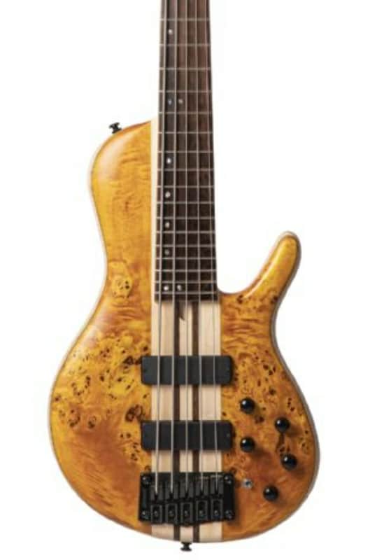 Cort A5PLUSSCAOP Artisan Series A5 Plus SC Bass Guitar. Amber Open Pore image 1