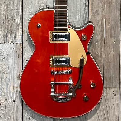 New Gretsch G5230T Electromatic Jet FT with Bigsby - Orange Stain, Ships Ultra Fast With A Pro Set Up! image 2